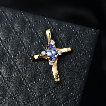 D'Joy Tansanit und Zirkon Anh&auml;nger - 0,51 ct.