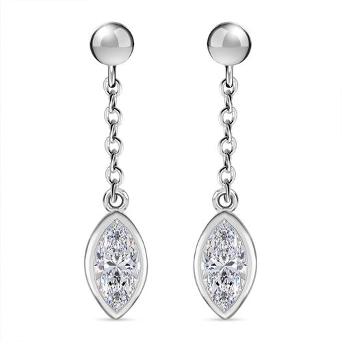 J Francis gefertigt mit SWAROVSKI- Swarovski Zirkonia Ohrringe image number 0