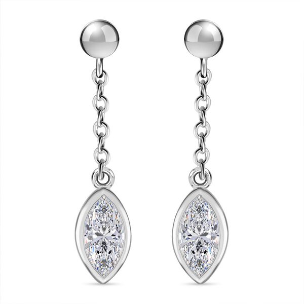 J Francis gefertigt mit SWAROVSKI- Swarovski Zirkonia Ohrringe