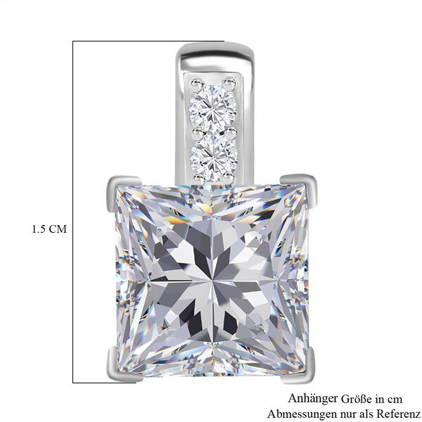 Weißer Zirkonia-Anhänger - 4,51 ct. image number 7