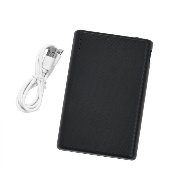Beheizbare Weste mit Plüschfutter, 5 Heizbereiche, 5000 mAh Powerbank, Größe L/XL, Schwarz image number 4