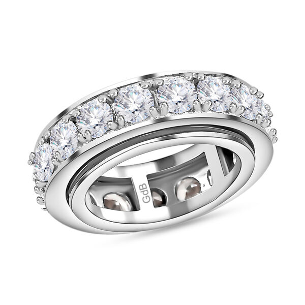 Zirkonia Eternity Anti-Stress Spinning Ring image number 4