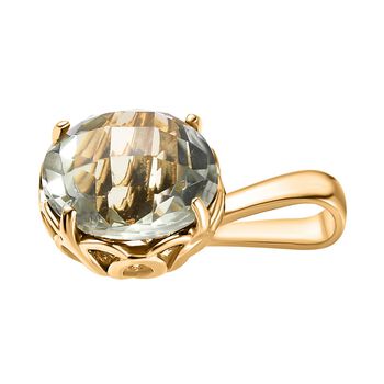 Prasiolith Anh&auml;nger - 3,41 ct.