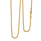 Kordelkette, ca. 45 cm, 916 Gelbgold ca. 2,80g