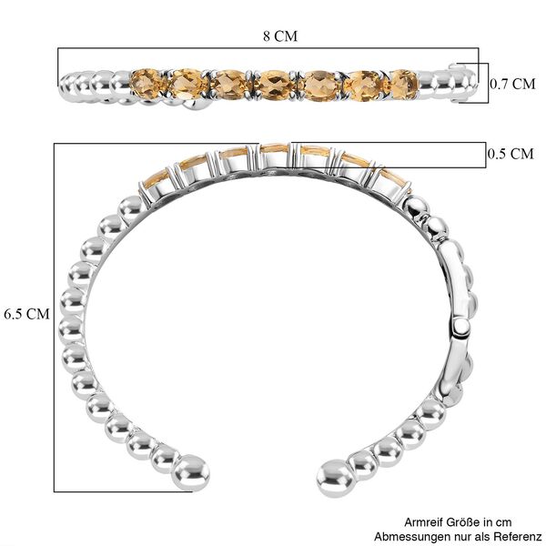 Citrin Armreif, 19 cm - 5,24 ct. image number 6