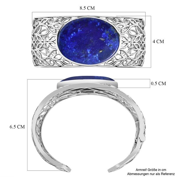 Lapislazuli Armreif, 19 cm - 73 ct. image number 6
