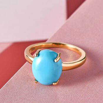 Sleeping Beauty T&uuml;rkis-Ring - 3,93 ct.