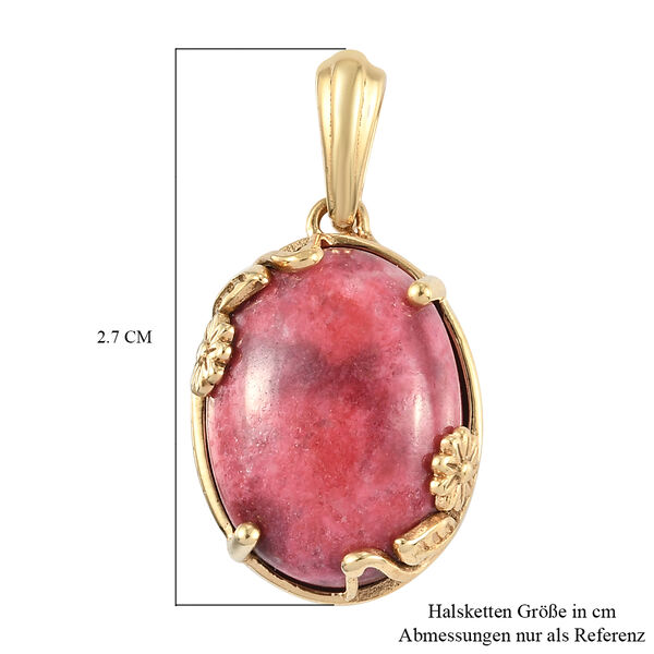 Thulit Anh&auml;nger 950 Kupfer Ionenbeschichtetes Gold Platin ca. 11,10 ct image number 6