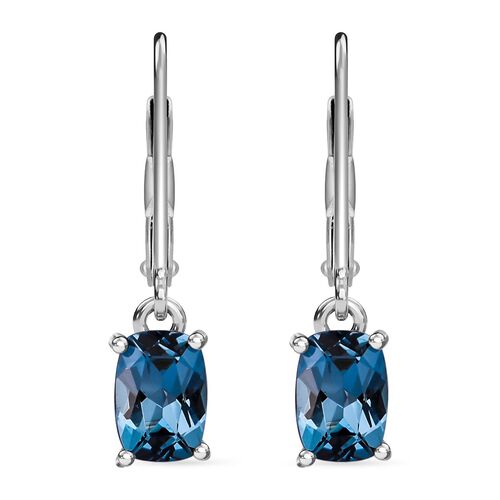 AAA London Blau Topas Ohrringe - 1,99 ct. image number 0