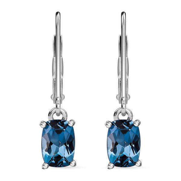 AAA London Blau Topas Ohrringe - 1,99 ct.