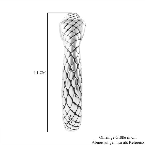 Elektroform Schlangen Creolen image number 4