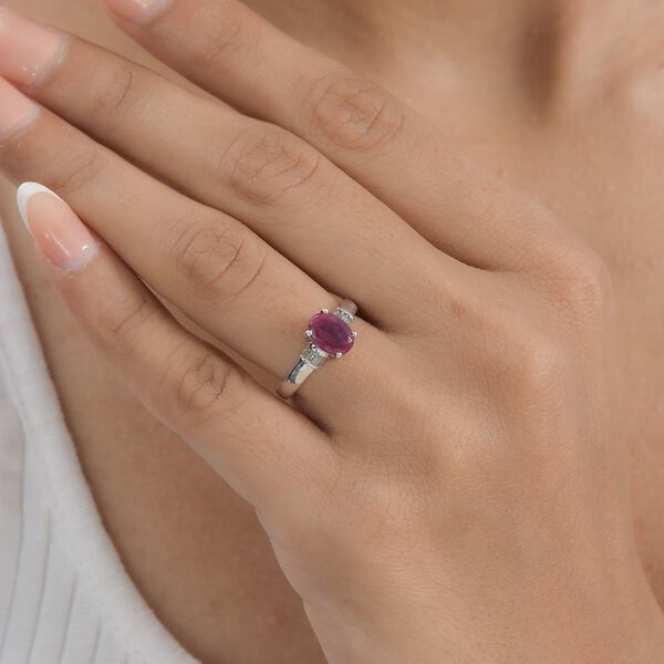 Afrikanischer Rubin und Diamant-Ring - 1,77 ct. image number 3