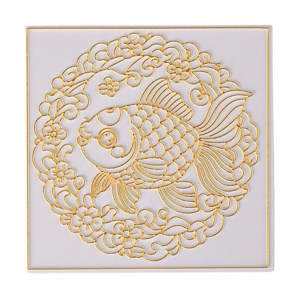 " Golden Lottery Painting frame table disply  Product size: 18.5 * 16 * 5CM Packaging: 1 piece/white box Function: Photo frame, colored sand, water-based eco-friendly adhesive, plastic cup, oil painting scraper" image number 5