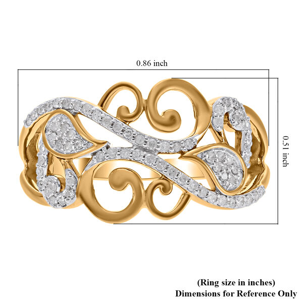 Diamant Ring - 0,33 ct. image number 4