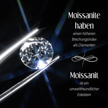 Moissanit Ohrringe - 1,49 ct.