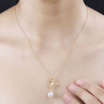 S&uuml;&szlig;wasserperlen Anh&auml;nger - 3,20 ct.