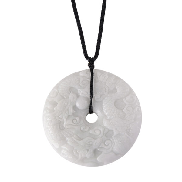 Flexible wei&szlig;e Jade Halskette - 320 ct. image number 4