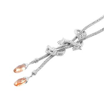 Royal Bali Kollektion- Citrin Halskette - 12,24 ct.