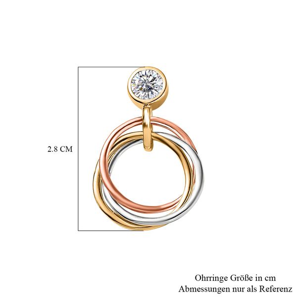 Moissanit Ohrringe - 0,84 ct. image number 5