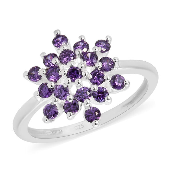 LUSTRO STELLA Amethyst Zirkonia Ring 925 Silber  ca. 1,12 ct image number 4