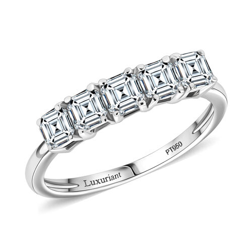 LUXURIANT DIAMOND - Lab Grown Diamant VS Ring 950 Platin (Größe 17.00) ca. 1.05 ct image number 4