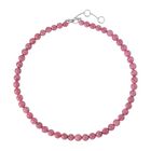 AAA Rhodochrosit, Roter Granat Halskette ca. 50 cm 925 Silber rhodiniert ca. 413.09 ct