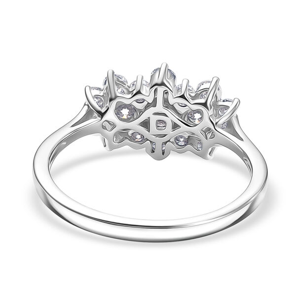 D'Joy Moissanit Ring, 925 Silber rhodiniert - 0,88 ct. image number 6