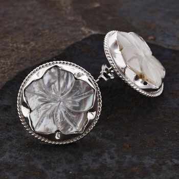 Royal Bali Kollektion- Perlmutt Ohrringe