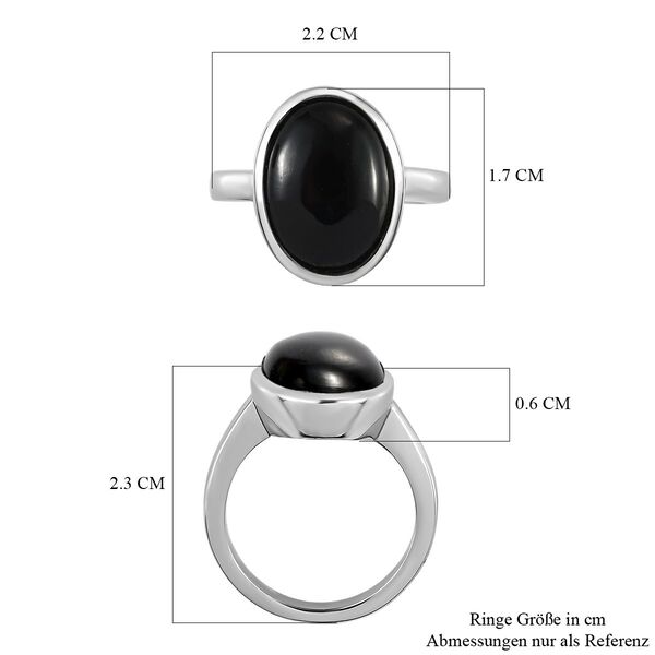 Schwarzer Onyx Ring  (Gr&ouml;&szlig;e 16.00) ca. 5,08 ct image number 7