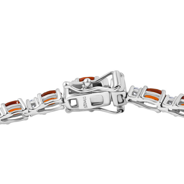 D'Joy AAA Hessonit Granat und Zirkon 19cm Armband - 9,20 ct. image number 4