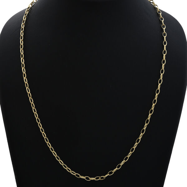 925 Silber vergoldet Kette ca. 75 cm ca. 11,90g image number 2