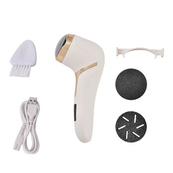 Wiederaufladbarer Hornhautentferner, drei Arten von Schleifk&ouml;pfen