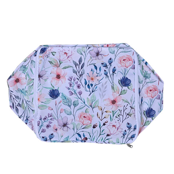 Serenity Night: Aufbewahrungstasche, Gr&ouml;&szlig;e: 24x34x34 cm, Blumenmuster, Mehrfarbig image number 3