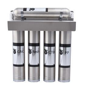5-stufiger Wasserreiniger mit PP-, CTO-, Harz-, GAC-, UF- und PP-Baumwoll-Filtern