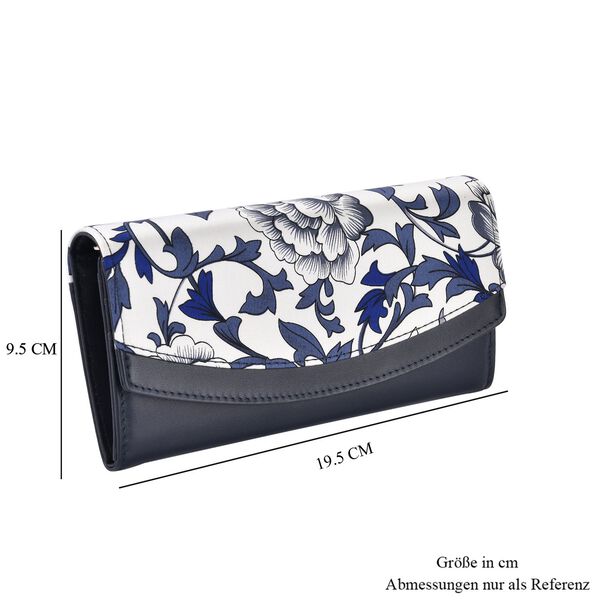 Seidenbrokat Clutch-Tasche mit RFID Schutz image number 6