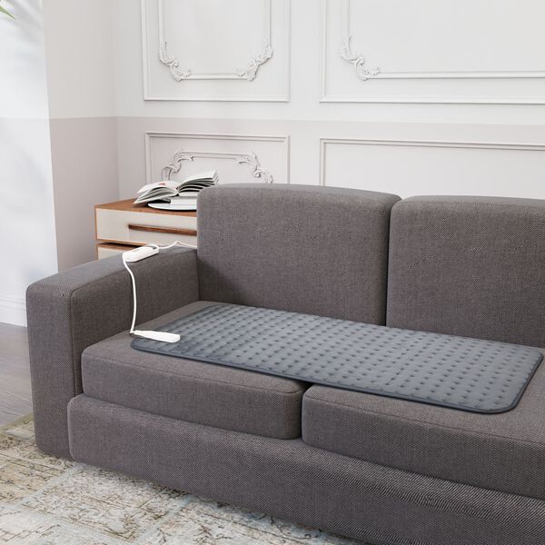 Elektrisches W&auml;rme-Pad - F&uuml;r Entspannung und Schmerzlinderung, Grau