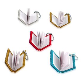 Set aus 5 Perlen-Schlüsselanhängern, florales Design, mehrfarbig