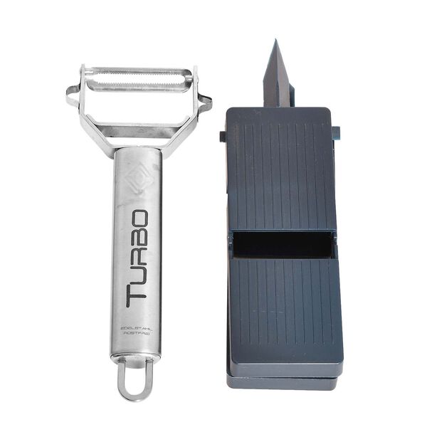 Turbo Schäler aus Edelstahl, Silber image number 0