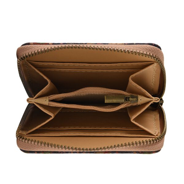 Umweltfreundliche Geldb&ouml;rse aus Naturkork mit RFID Schutz, Paisleymuster image number 6