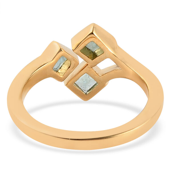 Blaugrüner Grandidierit-Ring, ca. 0,50 ct. image number 4