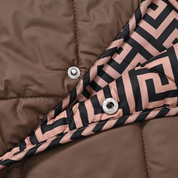 LA MAREY Weste aus 100% Daunen, Khaki image number 4