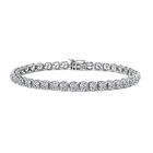 LUXURIANT DIAMOND - Lab Grown Diamant VS-EF SGL zertifiziert Armband ca. 19 cm 950 Platin ca. 10.00 ct
