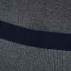 Modischer Gürtel mit Metallschnalle, Größe 4x75 cm, gewebt, Dunkelblau image number 5
