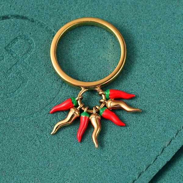 GP Kanchanaburi Blauer Saphir Ring 925 Silber 750 Gelb Vergoldet (Größe 20.00) image number 2