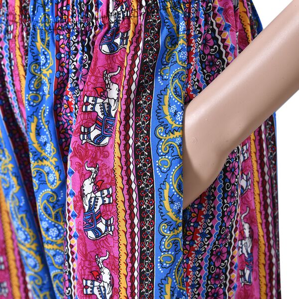 Gewebte Viskosehose, L&auml;nge 103/ H&uuml;fte 66/ Taille 56cm, rotfarben image number 4