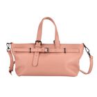 "lifestyle-Color:Pink size/Profile:Genuine Leather crossbody bag :wall(exterior);Genuine Leather. Lining(interior):polyester Pockets(exterior):zipped-2;Pockets(interior):Zipped-2;slip-1 Measurement(cm): 32*12*19cm shoulder srap:130cm"