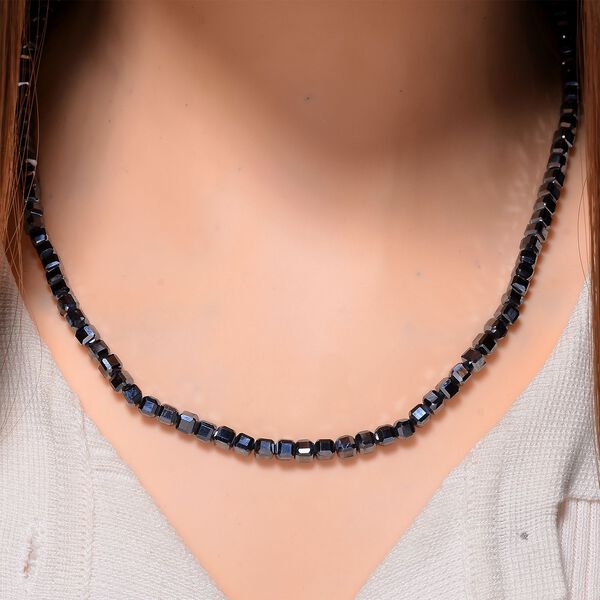 Terahertz Halskette ca. 50 cm 925 Silber rhodiniert ca. 75.00 ct image number 2