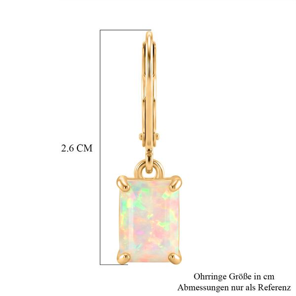 D'Joy AA nat&uuml;rliche, &auml;thiopische Welo Opal Ohrringe - 2,23 ct. image number 5