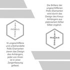 Pristine Polki Diamant Kreuz Anhänger - 0,50 ct. image number 4