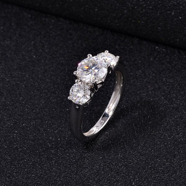 Moissanit Ring - 2,03 ct. image number 2